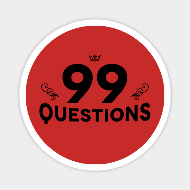 99Q Type Logo (black) Magnet by bobbuel